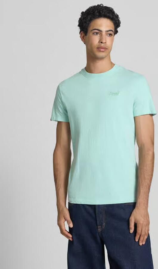 Superdry T-shirt in gemêleerde look model 'Vintage Logo' - Foto 14