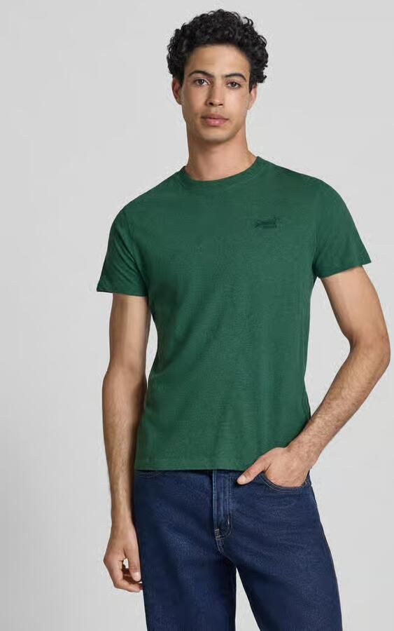Superdry regular fit T-shirt met gestikt logo - Foto 4