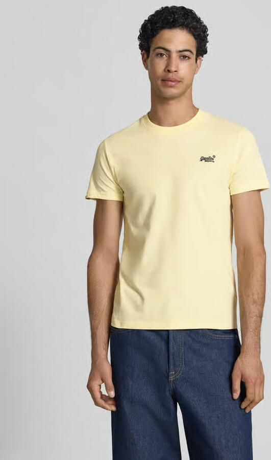 Superdry regular fit T-shirt met gestikt logo - Foto 4