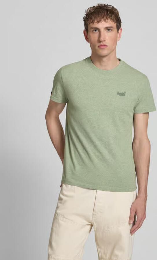 Superdry regular fit T-shirt met gestikt logo - Foto 2