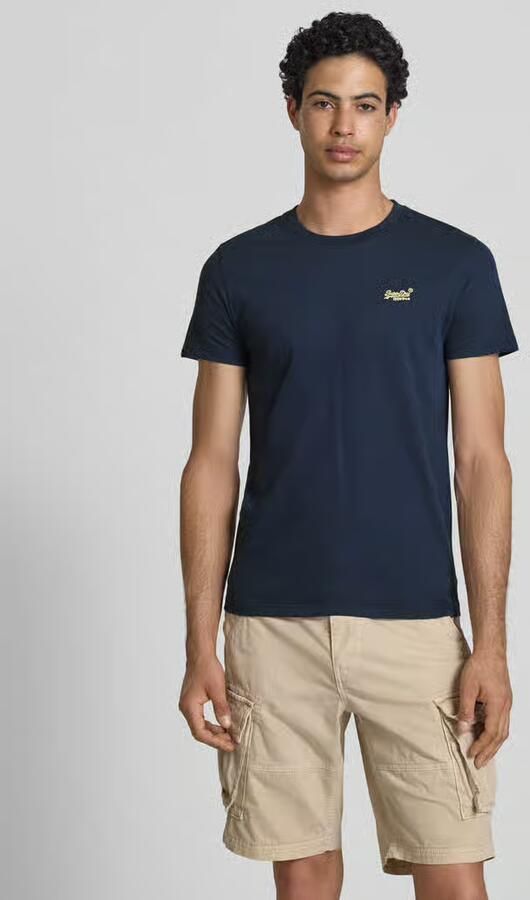 Superdry regular fit T-shirt met gestikt logo - Foto 4