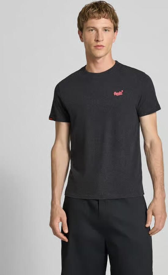 Superdry regular fit T-shirt met gestikt logo - Foto 3
