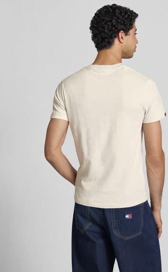 Superdry regular fit T-shirt met gestikt logo
