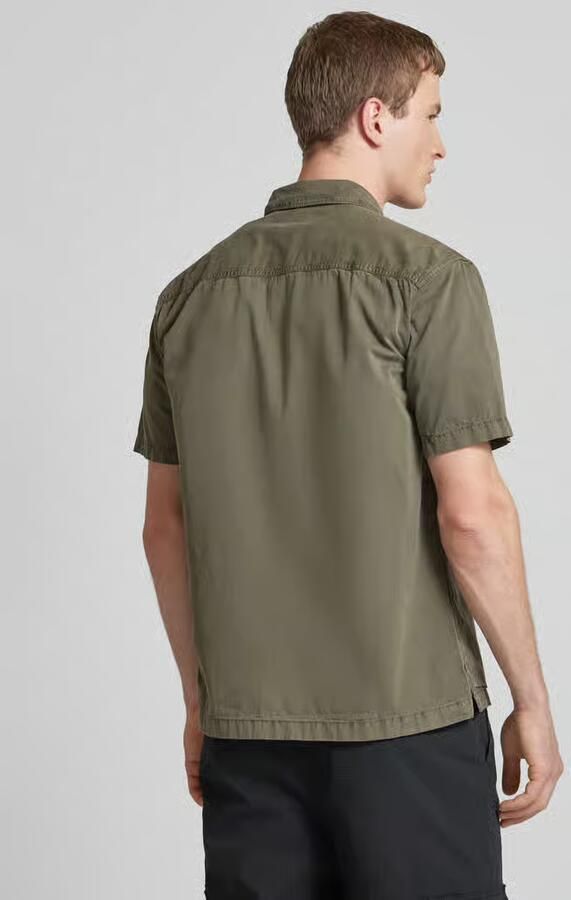 Superdry Regular fit vrijetijdsoverhemd met 1 2-mouwen model 'Military'