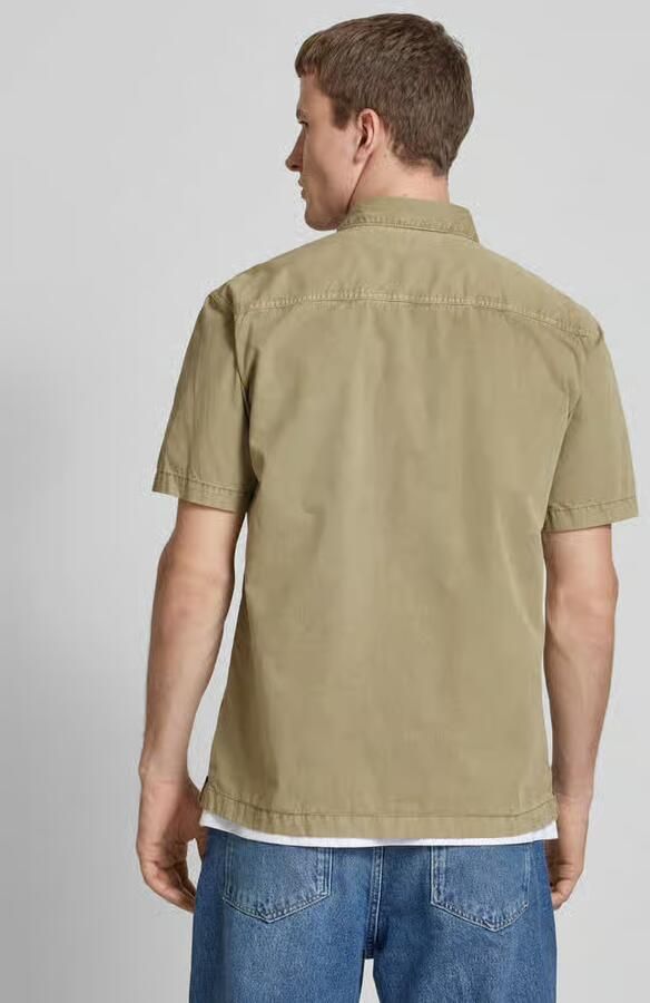 Superdry Regular fit vrijetijdsoverhemd met 1 2-mouwen model 'Military'