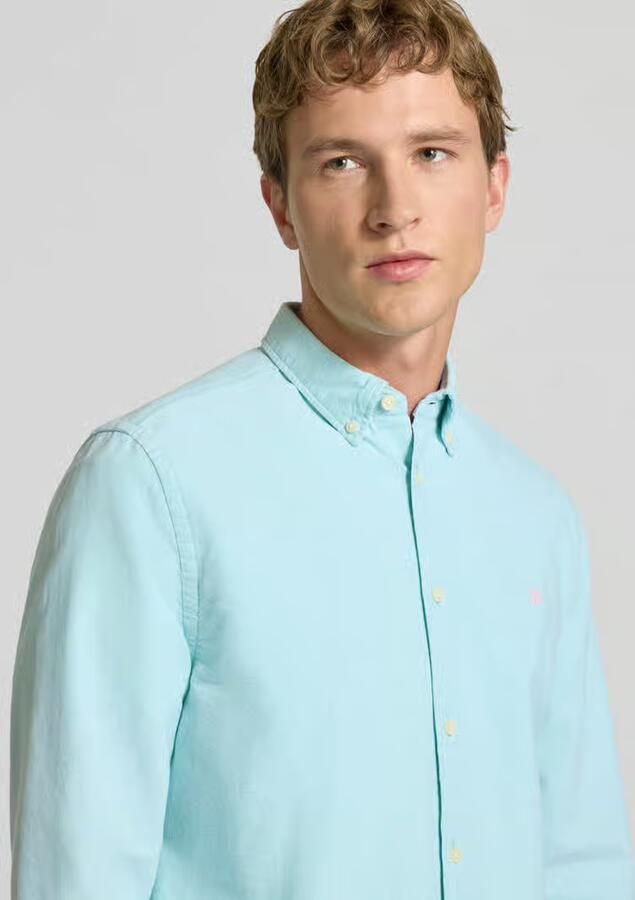 Superdry regular fit vrijetijdsoverhemd met gestikt logo