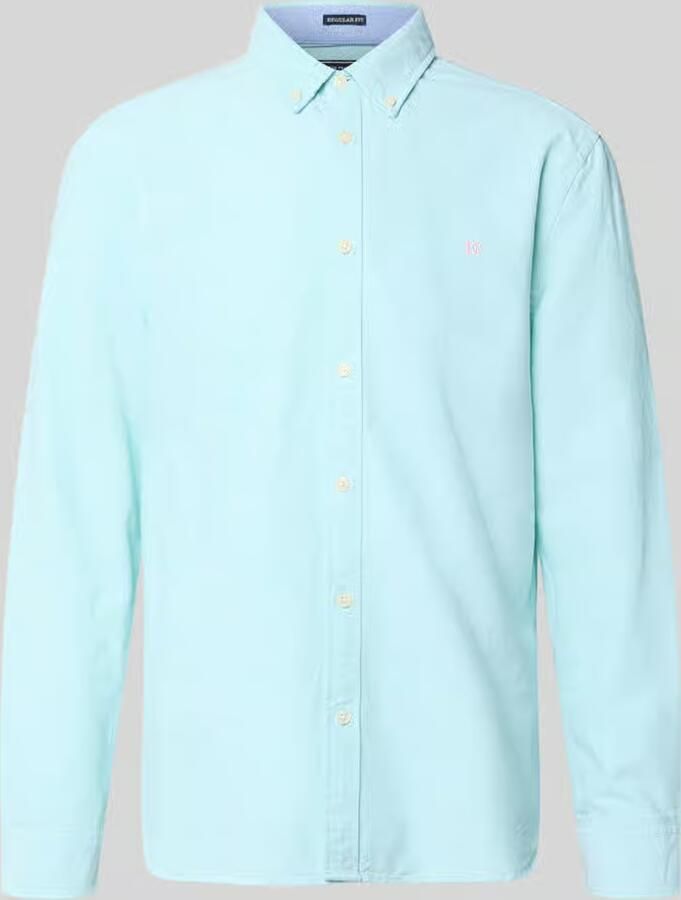 Superdry regular fit vrijetijdsoverhemd met gestikt logo - Foto 2
