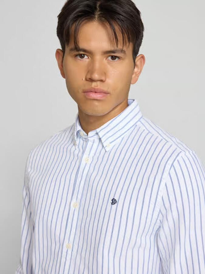Superdry regular fit vrijetijdsoverhemd met gestikt logo - Foto 2