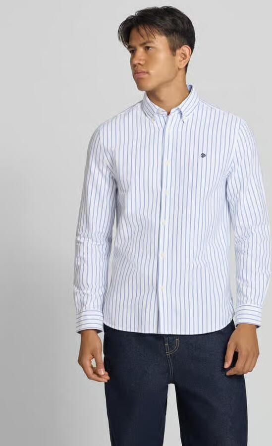 Superdry regular fit vrijetijdsoverhemd met gestikt logo - Foto 3