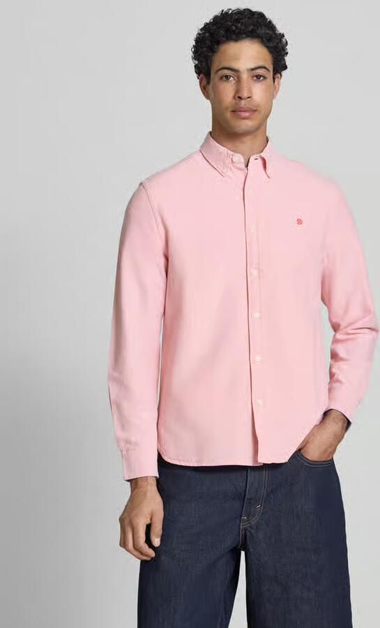 Superdry regular fit vrijetijdsoverhemd met gestikt logo - Foto 3