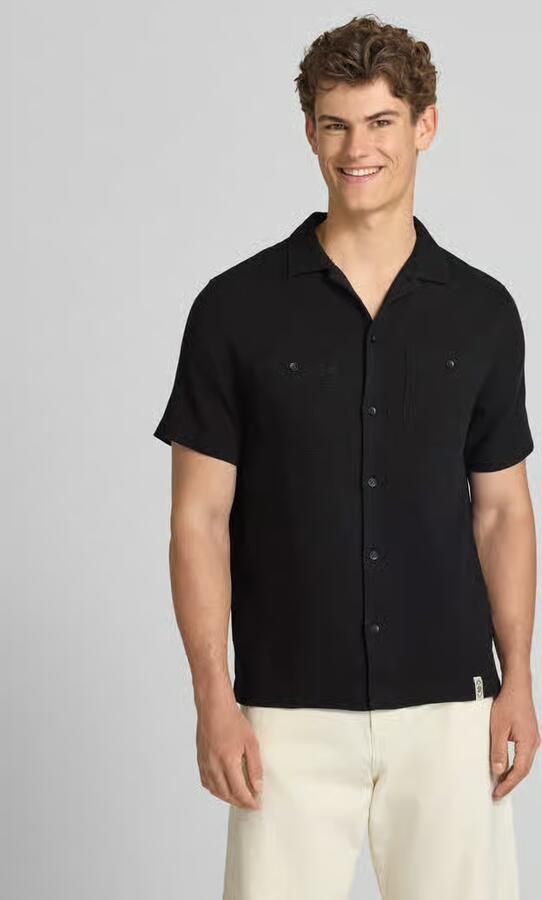 Superdry regular fit vrijetijdsoverhemd met kentkraag en borstzakken - Foto 3