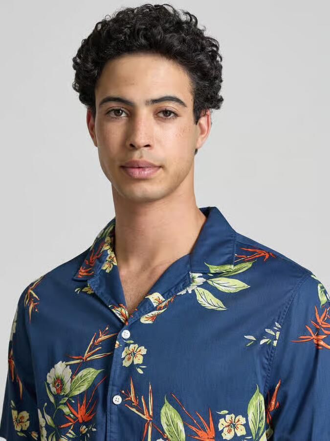 Superdry regular fit vrijetijdsoverhemd met reverskraag