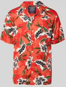 Superdry regular fit vrijetijdsoverhemd met reverskraag