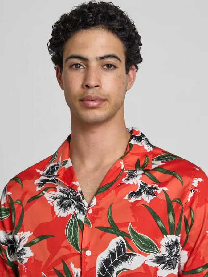 Superdry regular fit vrijetijdsoverhemd met reverskraag
