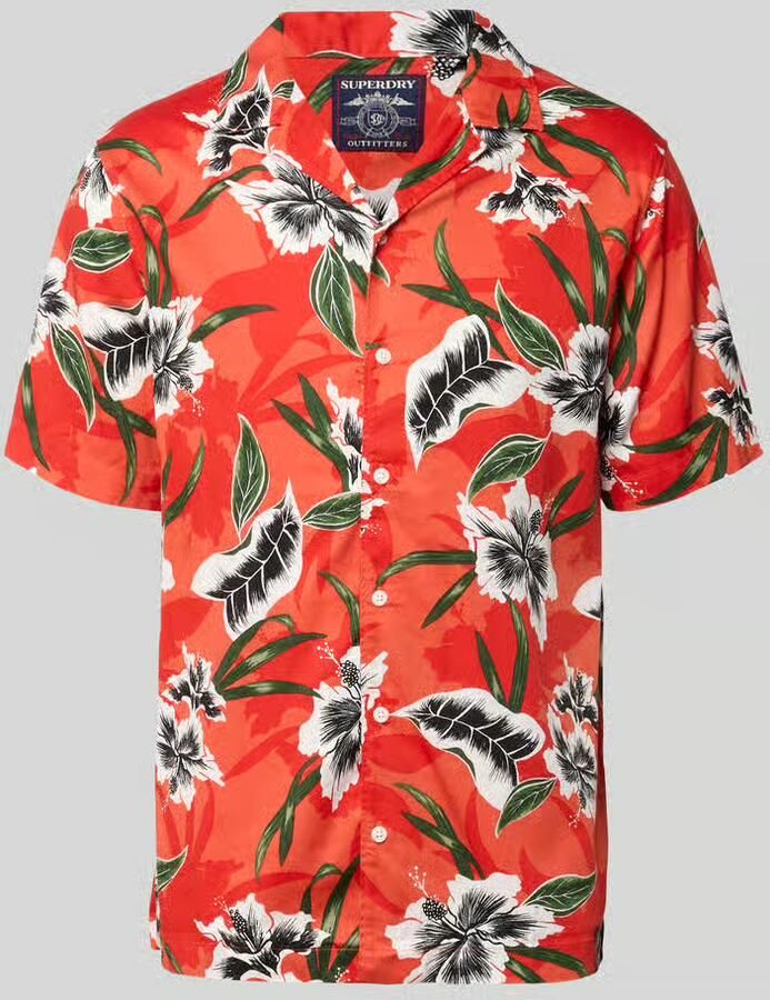 Superdry regular fit vrijetijdsoverhemd met reverskraag - Foto 2