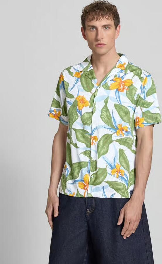 Superdry regular fit vrijetijdsoverhemd met reverskraag - Foto 4
