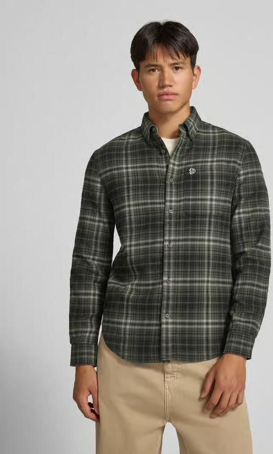 Superdry regular fit vrijetijdsoverhemd van puur katoen - Foto 3