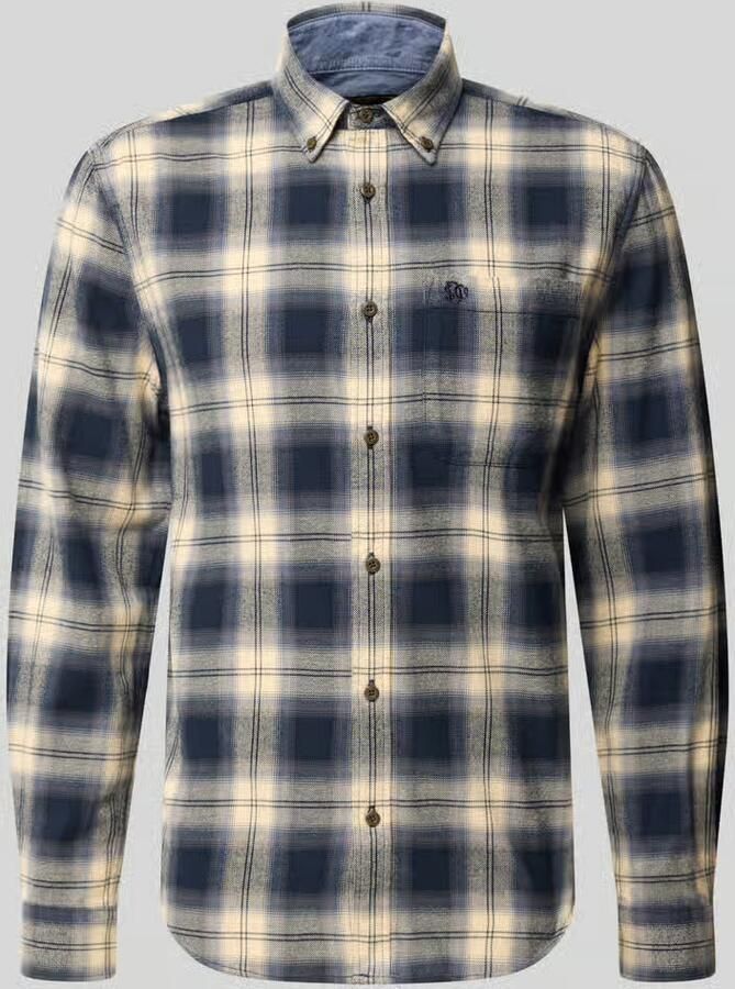 Superdry regular fit vrijetijdsoverhemd van puur katoen