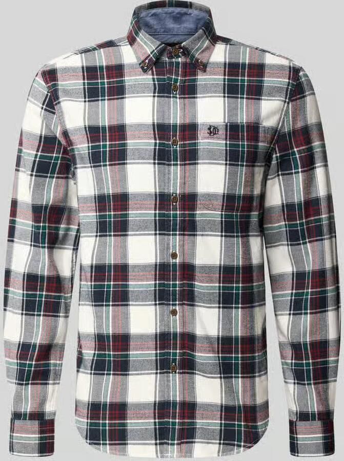 Superdry Sweater Shirt Cotton Lumberjack Skylar Check white