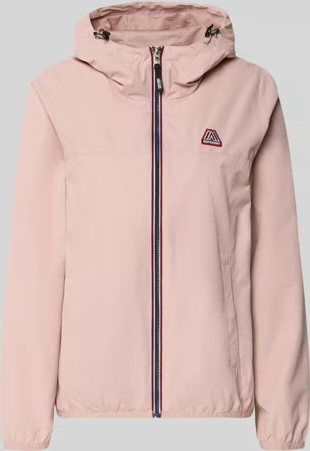Superdry regular fit windbreaker met logo-applicatie - Foto 2