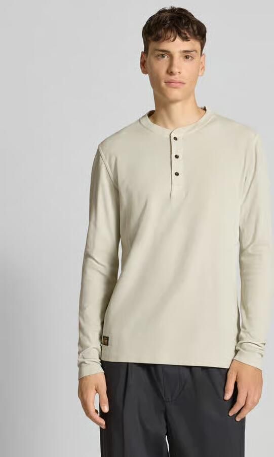 Superdry Shirt met lange mouwen structuurmotief en knoopsluiting - Foto 2