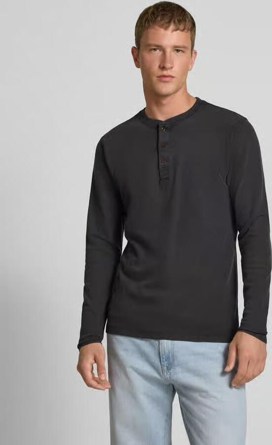 Superdry Shirt met lange mouwen structuurmotief en knoopsluiting - Foto 2