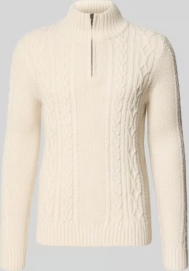 Superdry Slim fit gebreide pullover met wol model 'JACOB' - Foto 2