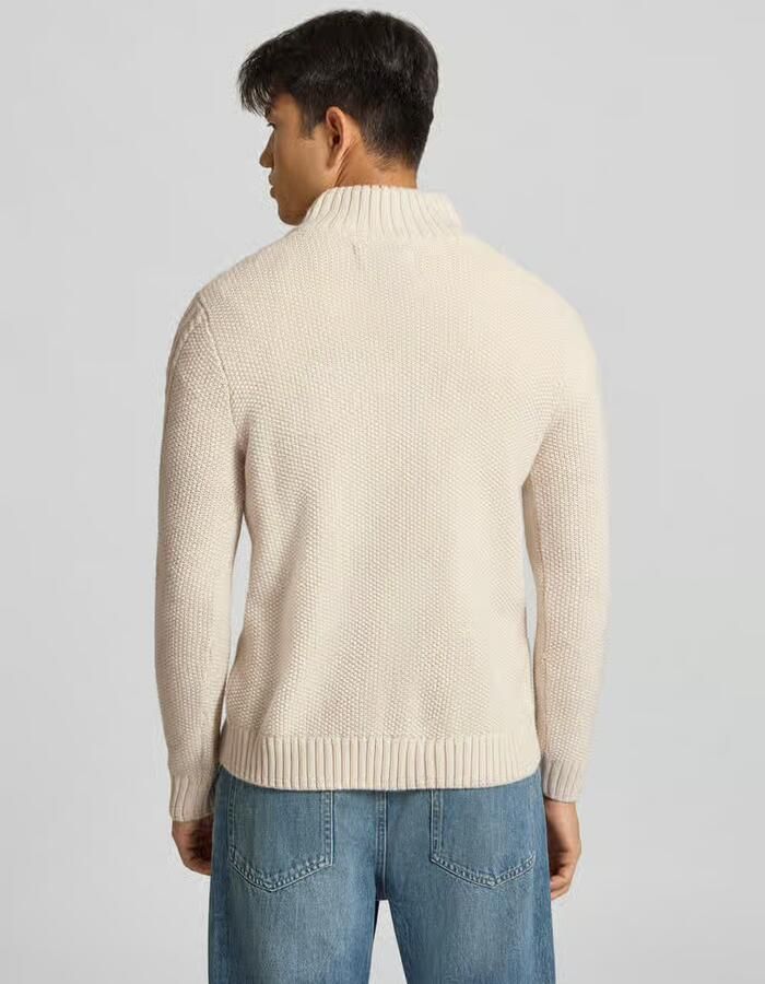 Superdry Slim fit gebreide pullover met wol model 'JACOB' - Foto 3
