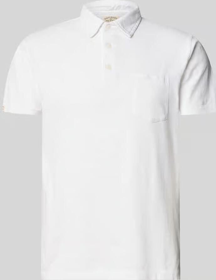 Superdry slim fit poloshirt met borstzak - Foto 2