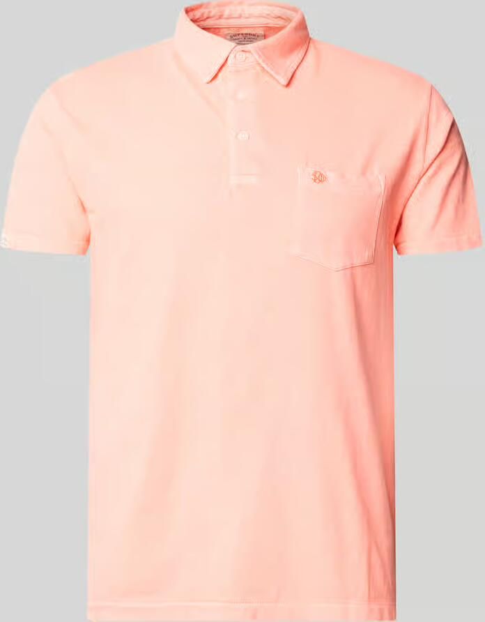 Superdry slim fit poloshirt met borstzak - Foto 2