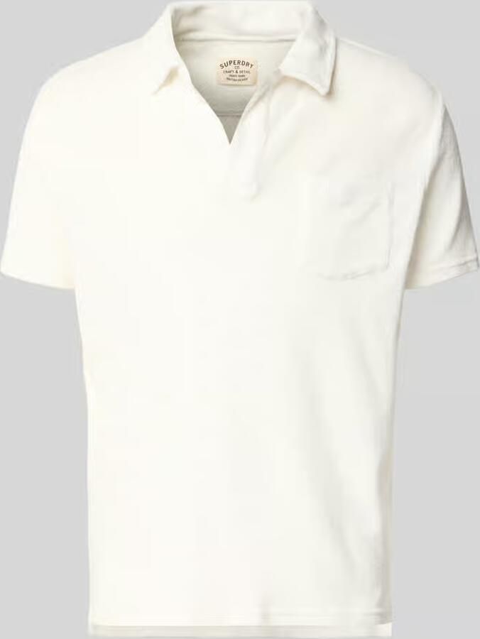 Superdry slim fit poloshirt van badstof - Foto 2