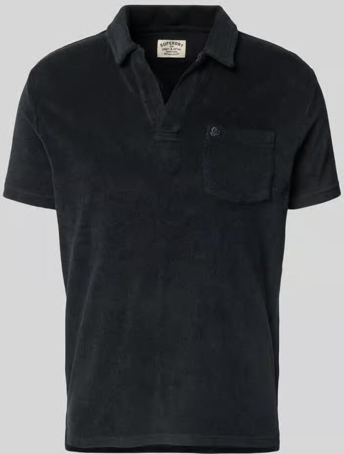 Superdry slim fit poloshirt van badstof - Foto 2