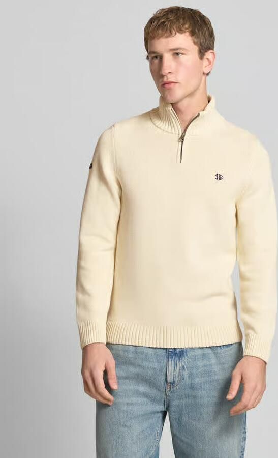 Superdry Slim Fit trui met brei-look - Foto 4
