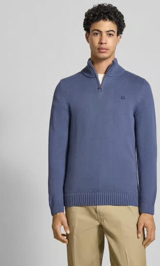 Superdry Slim Fit trui met brei-look - Foto 4