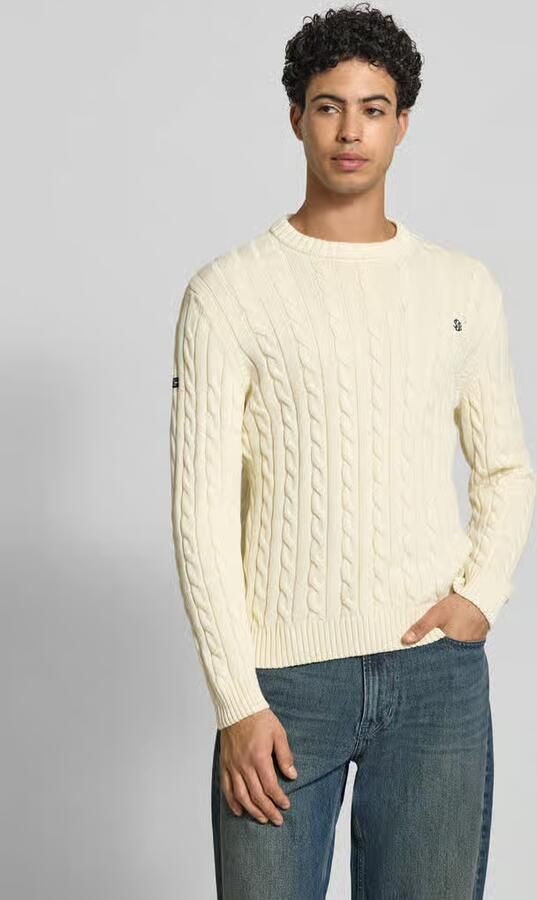Superdry Slim fit pullover in gebreide look - Foto 4