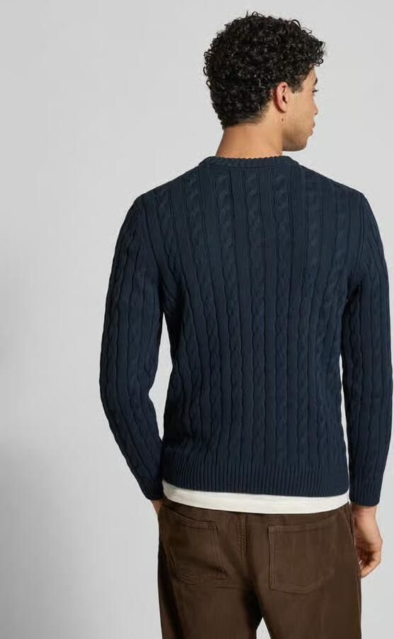 Superdry Slim fit pullover in gebreide look