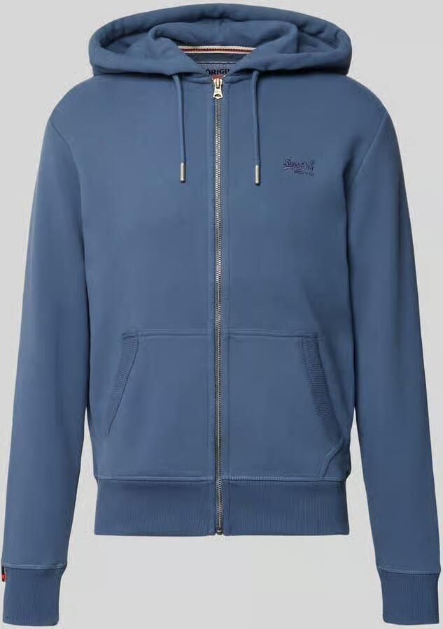 Superdry Sweatjack met capuchon en logo-stitching - Foto 2