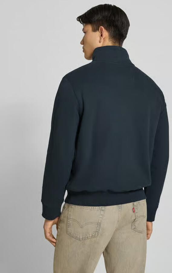 Superdry sweatshirt met ritssluiting en Labelstitching