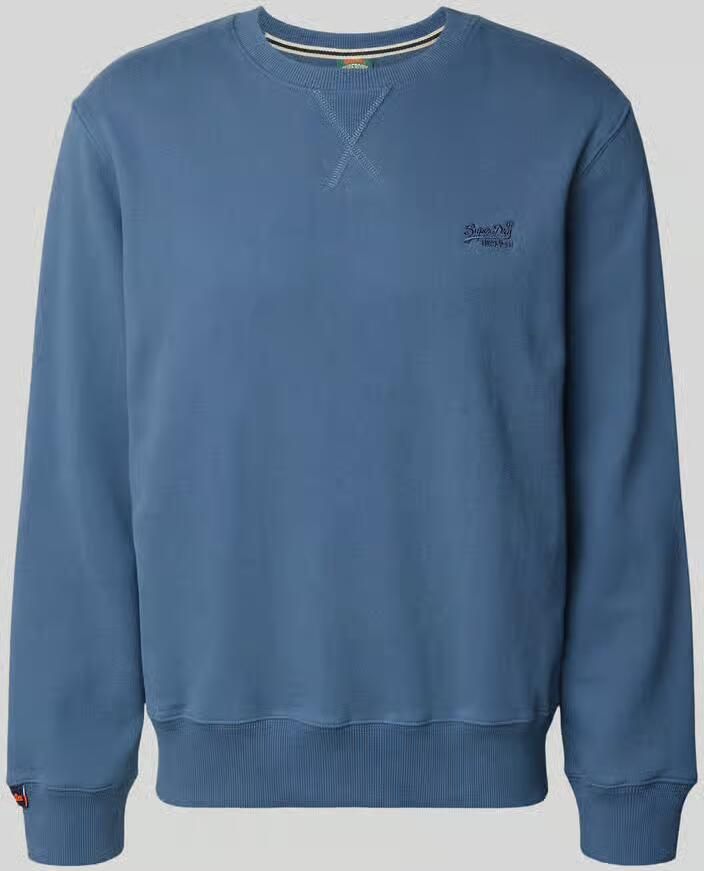 Superdry Sweatshirt met ronde hals en labelstitching - Foto 2
