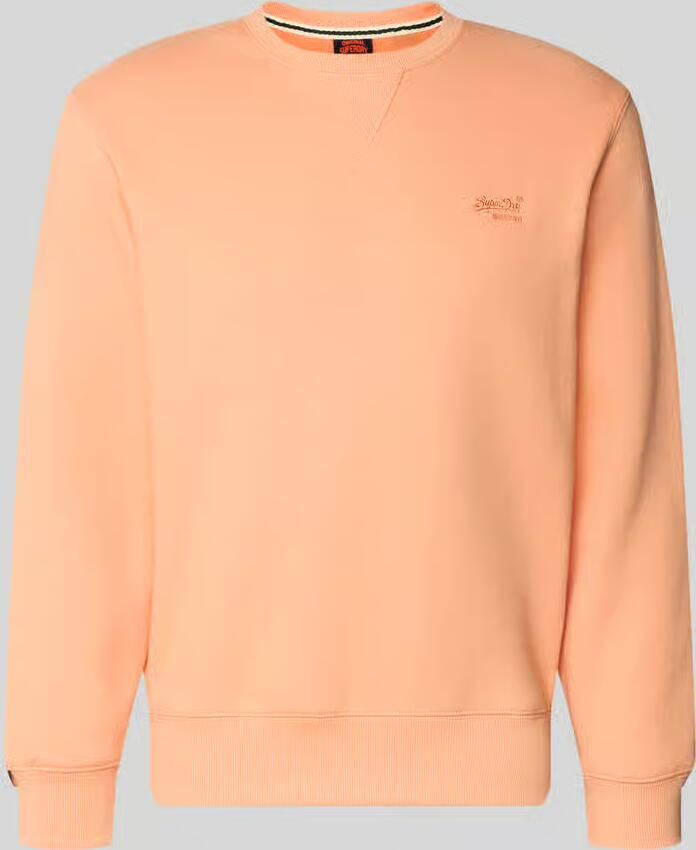 Superdry Sweatshirt met ronde hals en labelstitching - Foto 2