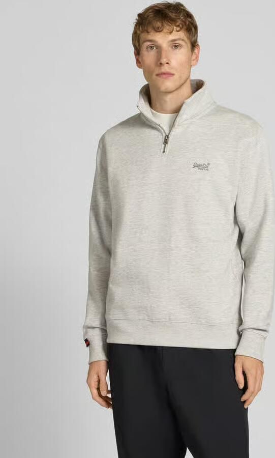 Superdry Sweatshirt met schipperskraag en logostitching - Foto 2