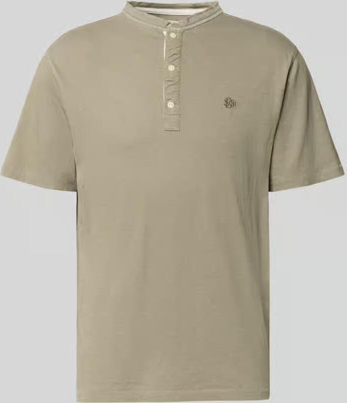 Superdry T-shirt met korte knoopsluiting - Foto 2