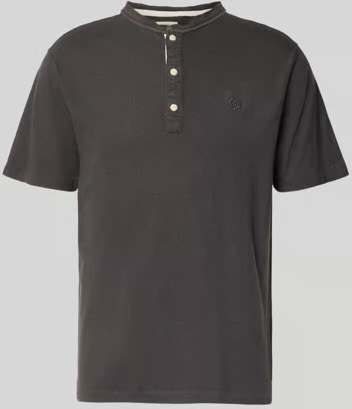 Superdry T-shirt met korte knoopsluiting - Foto 2