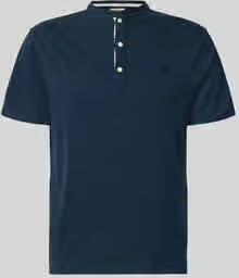 Superdry T-shirt met korte knoopsluiting