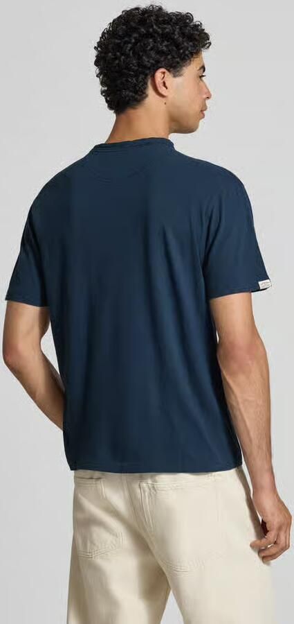 Superdry T-shirt met korte knoopsluiting - Foto 3