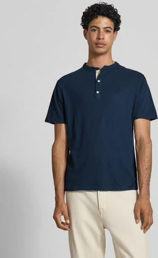 Superdry T-shirt met korte knoopsluiting - Foto 2