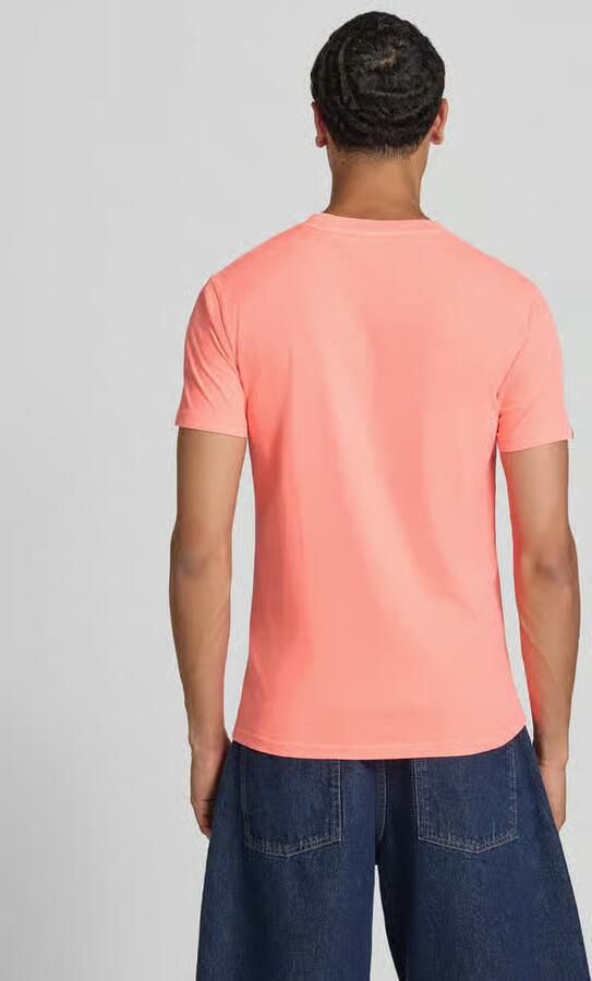 Superdry T-shirt met ronde hals en labelstitching - Foto 2