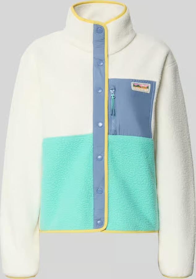 Superdry Teddyjack met borstzak en labelpatch - Foto 2