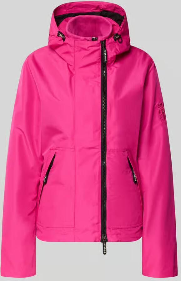 Superdry Windbreaker met Tweewegritssluiting en Gestikt logo - Foto 2