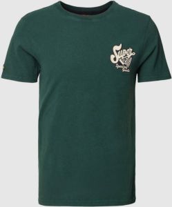 Superdry T-shirt met ronde hals model 'VINTAGE SCRIPTED COLLEGE'